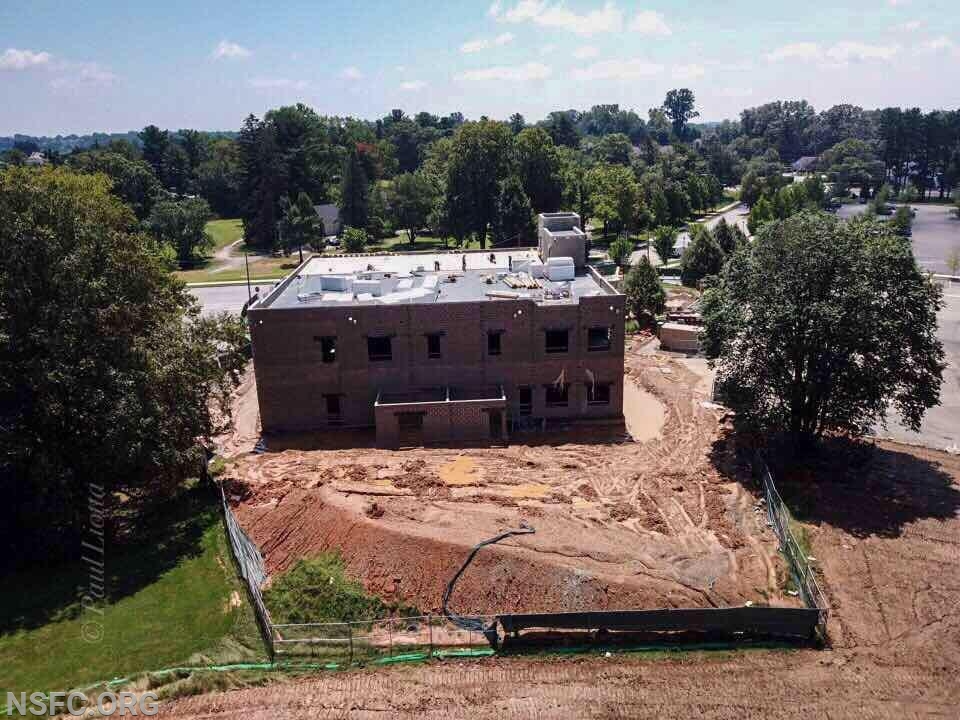 07-19-19  Rear of Station with view of exterior storage and bathroom facilities.

Photo by Paul Liotta